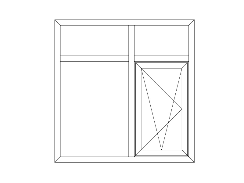 110 Series casement window tilt & swing with fly screen(thermal break)