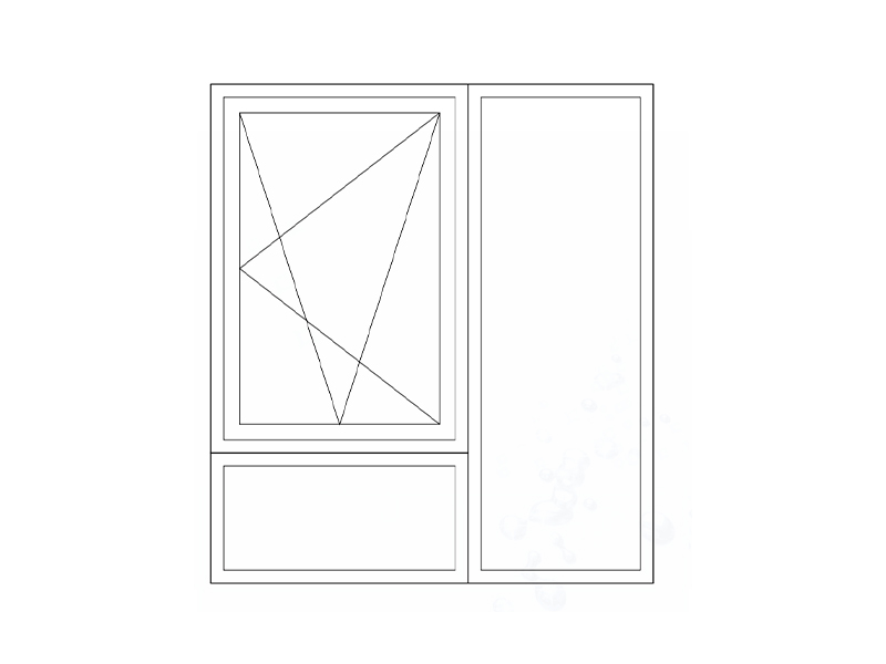 100(nem) Series casement window tilt & swing with fly screen(thermal break)