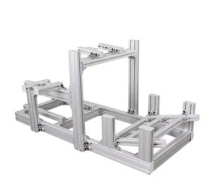 Racing Simulation Rig Frame 4080 In Silver Racing Simulation Rig Frame 4080 In Silver